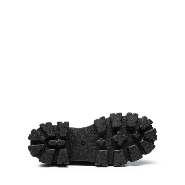 Lug Sole Chunky Platform Loafers  - BLACK-PAT - 6