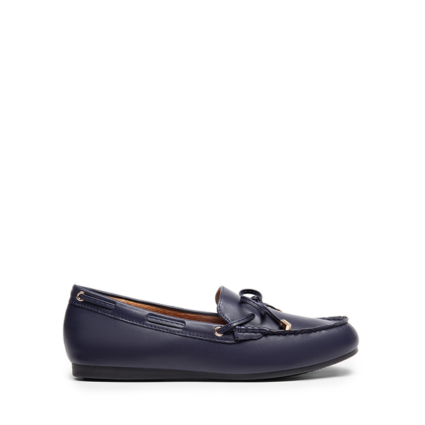 Arch Support Bowknot Loafers - NAVY - 3