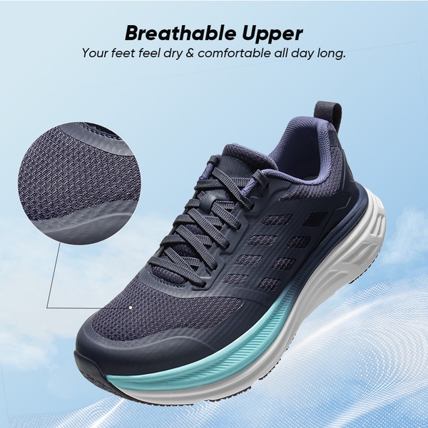 [ActiveFloat] Women's Comfortable Athletic Sneakers - BLUE - 3