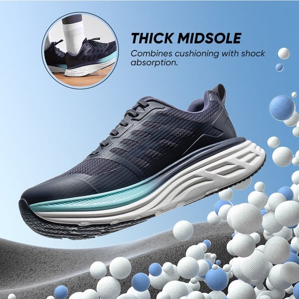 [ActiveFloat] Women's Comfortable Athletic Sneakers - BLUE - 1