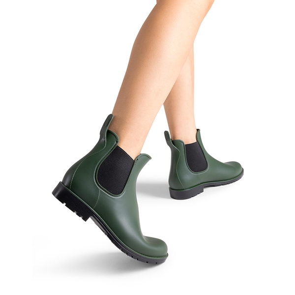 Lightweight Chelsea Rain Boots - OLIVE GREEN - 2