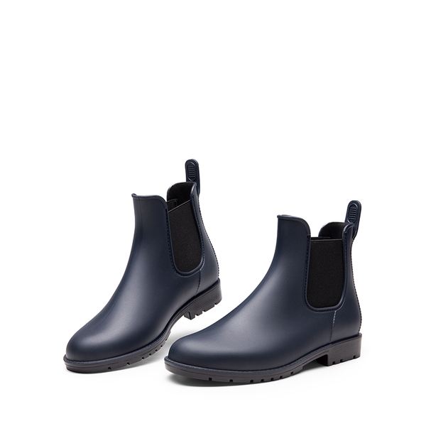 Lightweight Chelsea Rain Boots - NAVY - 5