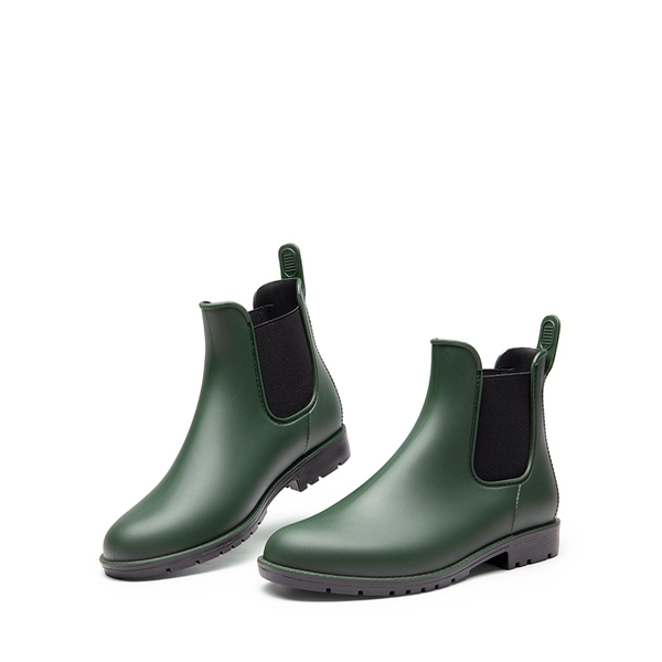 Lightweight Chelsea Rain Boots - OLIVE GREEN - 5