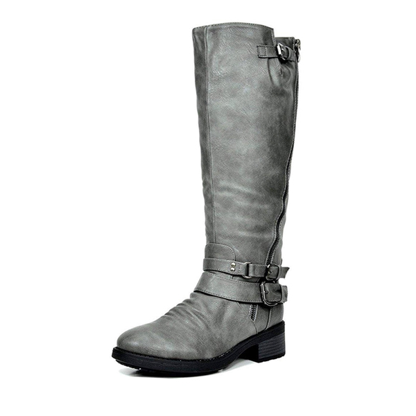 Women s Faux Fur Lined Knee High Riding Boots Dream Pairs