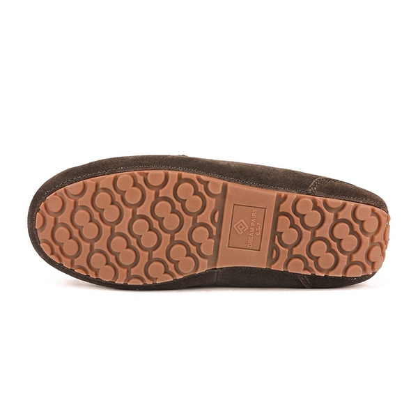 Faux Fur Moccasin Slippers - BROWN - 4