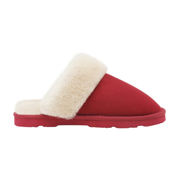 Indoor & Outdoor Warm Fuzzy Slippers - RED - 2