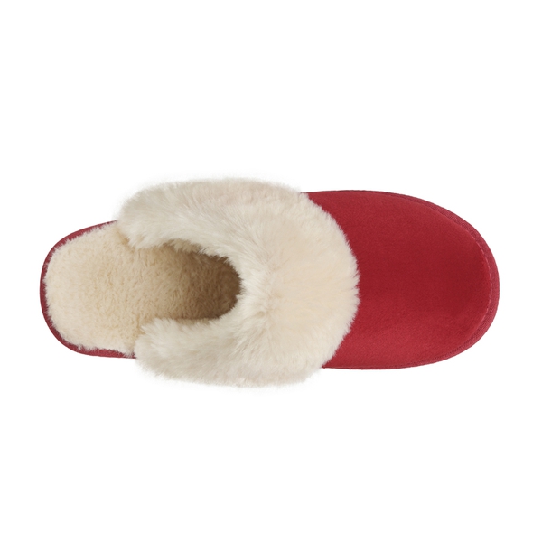 Indoor & Outdoor Warm Fuzzy Slippers - RED - 4