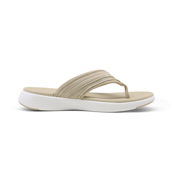 Comfort Flip Flop Sandals - BEIGE - 1