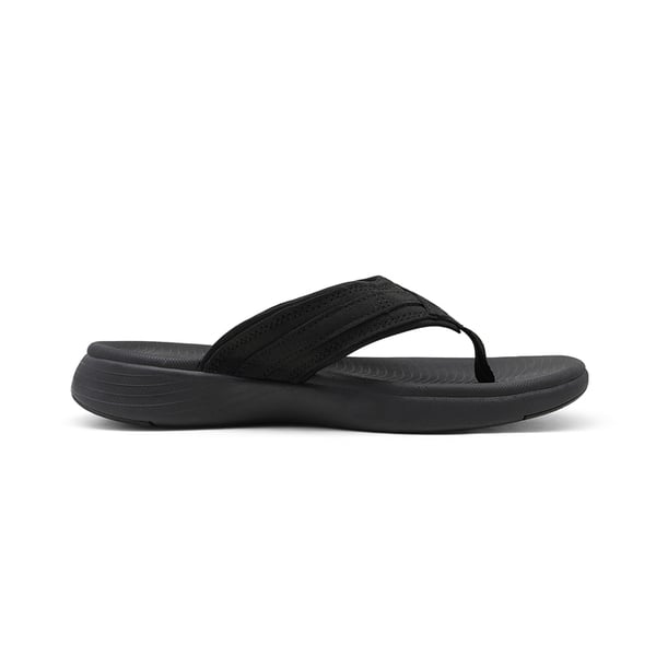 Comfort Flip Flop Sandals - BLACK - 1
