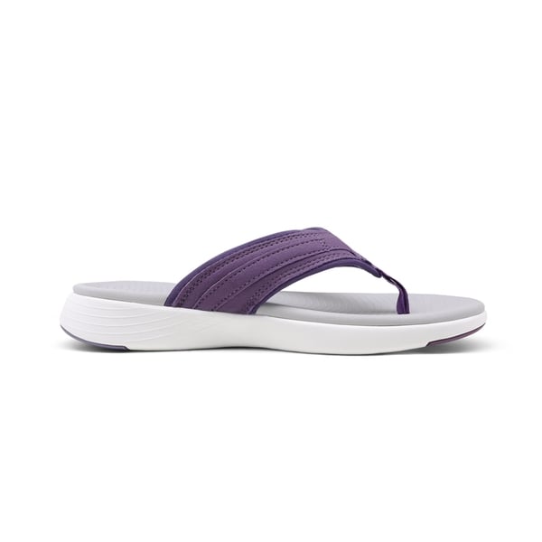 Comfort Flip Flop Sandals - PURPLE - 1