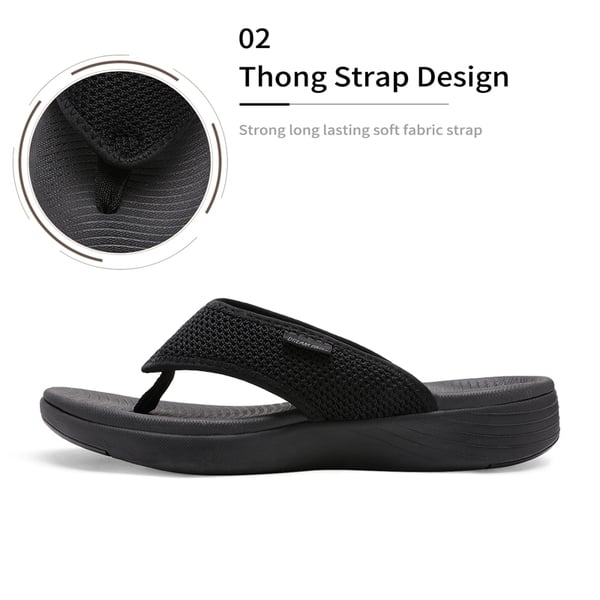 Flip Flop Slippers - BLACK - 2