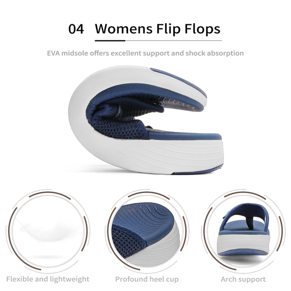 Flip Flop Slippers - NAVY - 4