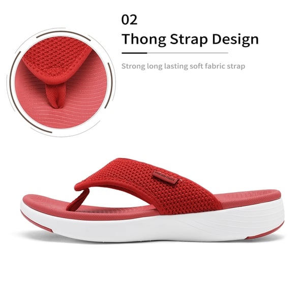 Flip Flop Slippers - RED - 2