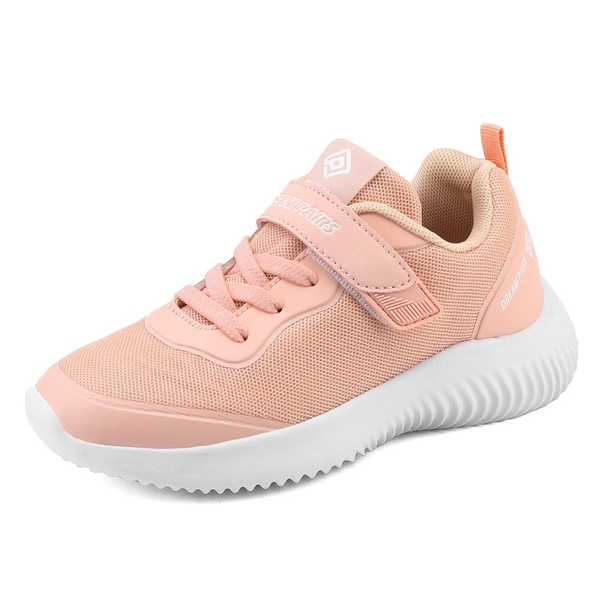 [EZ-Ons BreezeRunners] Breathable And Lightweight Kids Running Sneakers - CORAL -  0