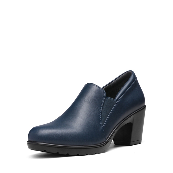 Dream Pairs Comfortable Round Toe Block Heel Pumps