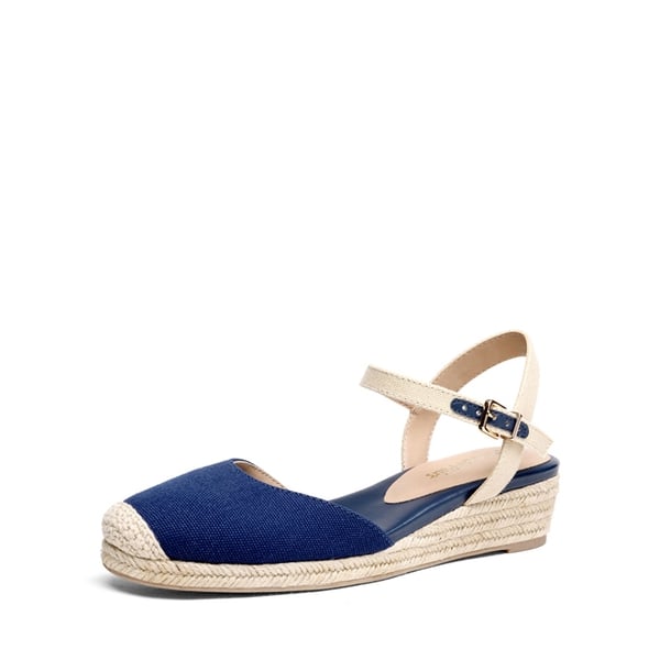 Navy low wedges online