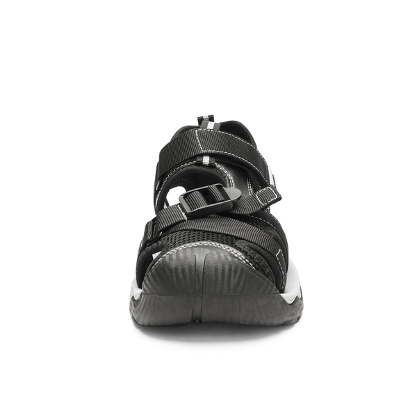 Closed Toe Hiking Sandals - BLACK - 2
