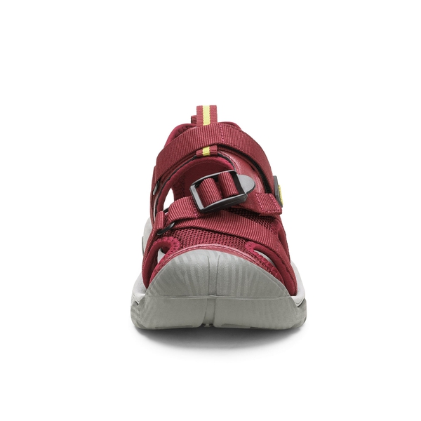 Closed Toe Hiking Sandals - BURGUNDY - 2