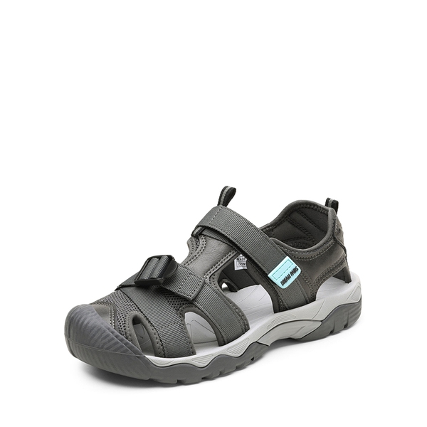 Closed Toe Hiking Sandals - GREY -  0
