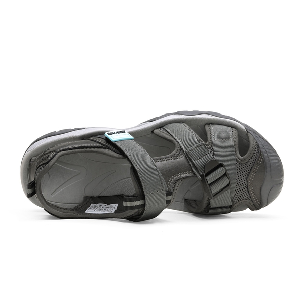 Closed Toe Hiking Sandals - GREY - 3