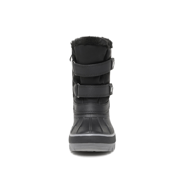 Kids Ankle Waterproof Snow Boots - BLACK - 3