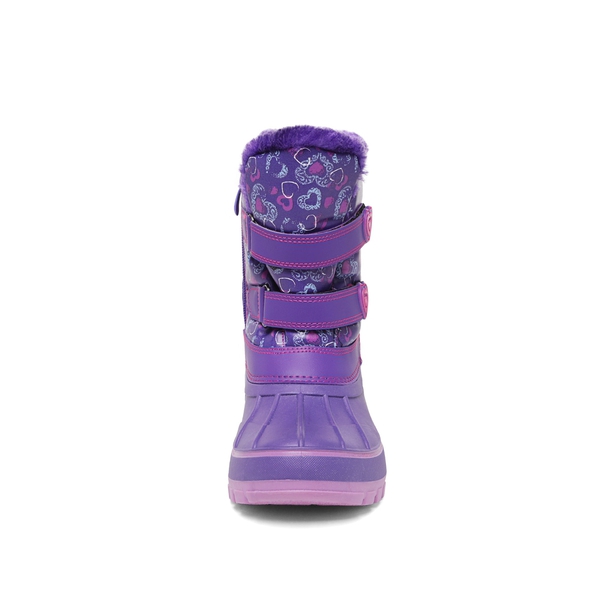 Kids Ankle Waterproof Snow Boots - PURPLE - 3