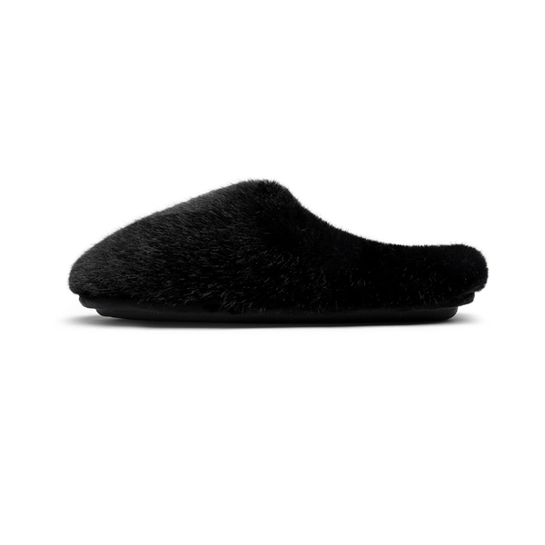 Slip on Winter House Slippers - BLACK - 2