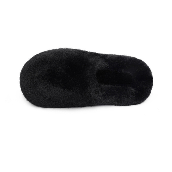 Slip on Winter House Slippers - BLACK - 4