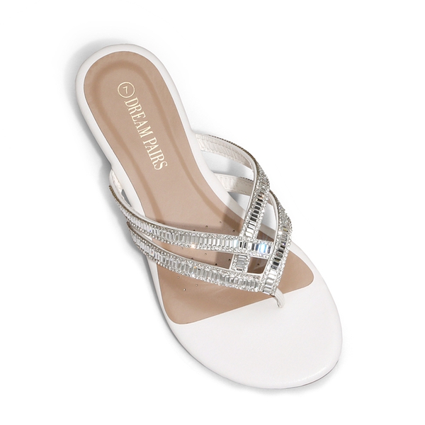 Jeweled flip flop sandals new arrivals