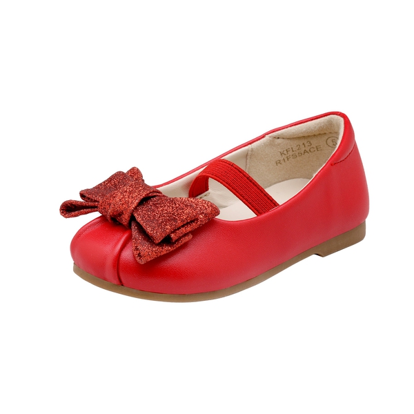 Girl's Ballet Mary Jane Flats - RED -  0