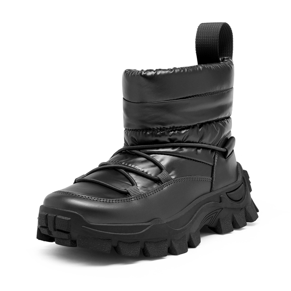 Kids Warm Snow Boots - BLACK -  0