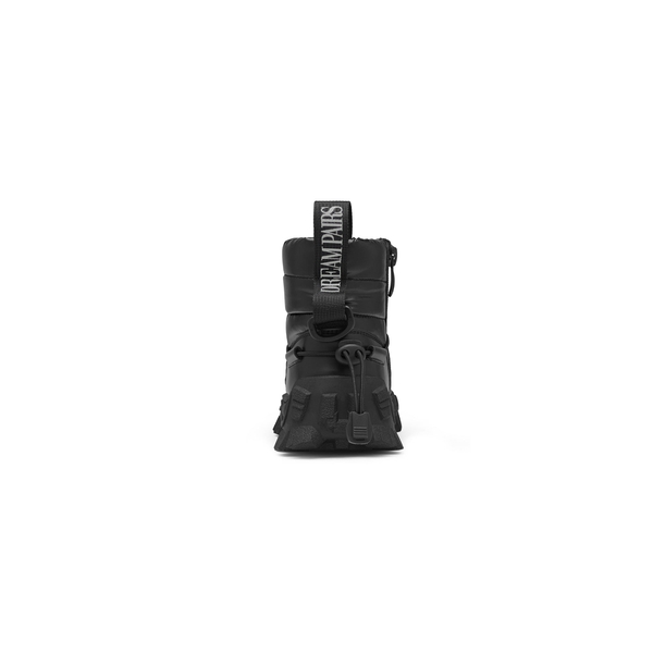 Kids Warm Snow Boots - BLACK - 3