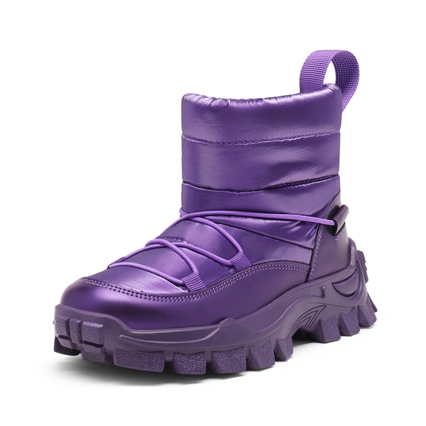 Kids Warm Snow Boots - PURPLE -  0