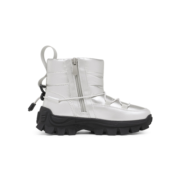 Kids Warm Snow Boots - SILVER - 2