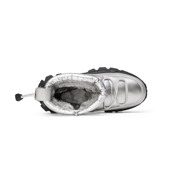 Kids Warm Snow Boots - SILVER - 4