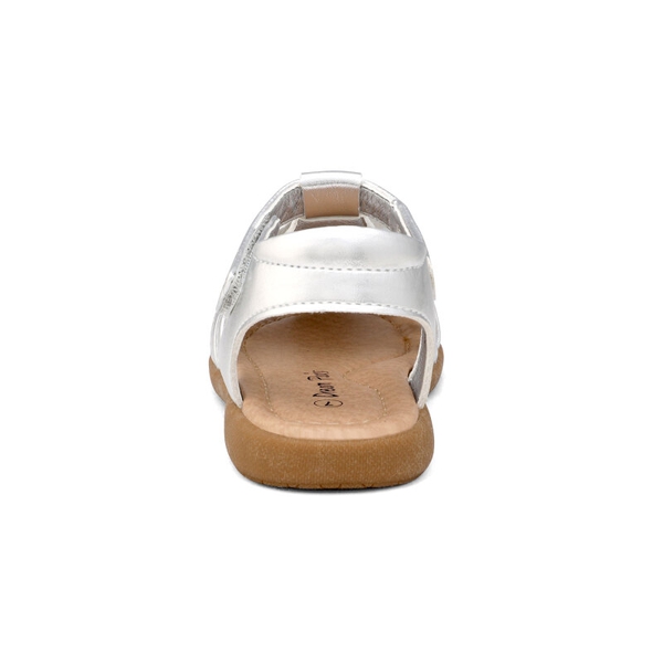 Toddler Girls Closed-Toe Sandals - SILVER - 3