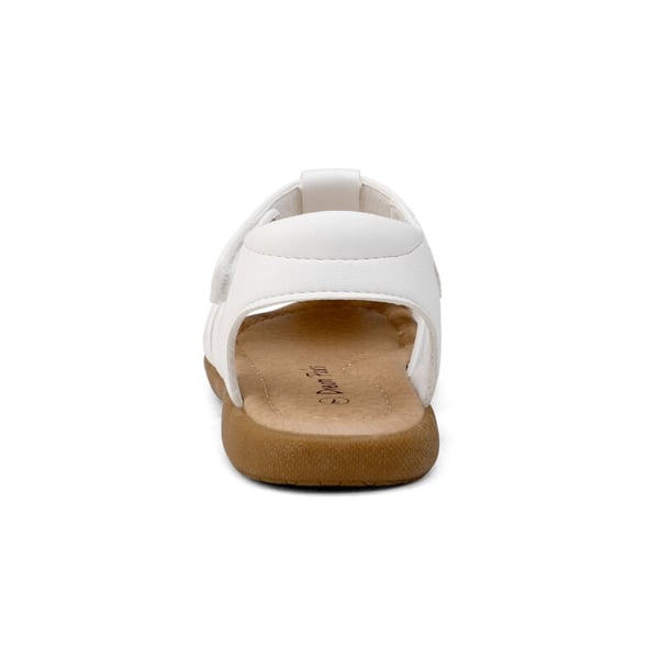 Toddler Girls Closed-Toe Sandals - WHITE - 3
