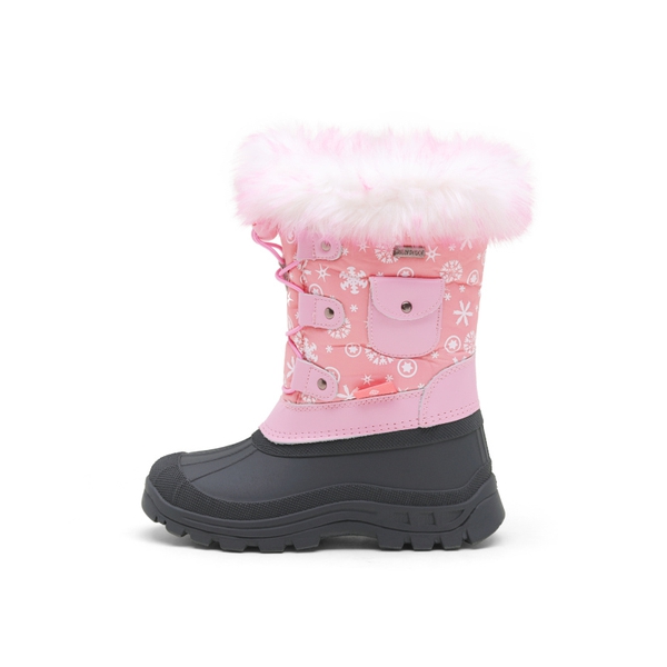 Boys & Girls Waterproof Snow Boots - PINK - 1
