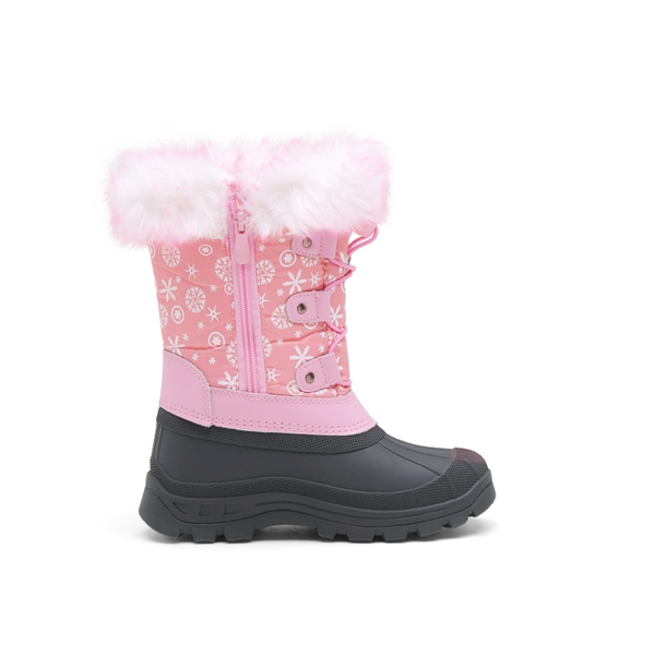 Boys & Girls Waterproof Snow Boots - PINK - 2