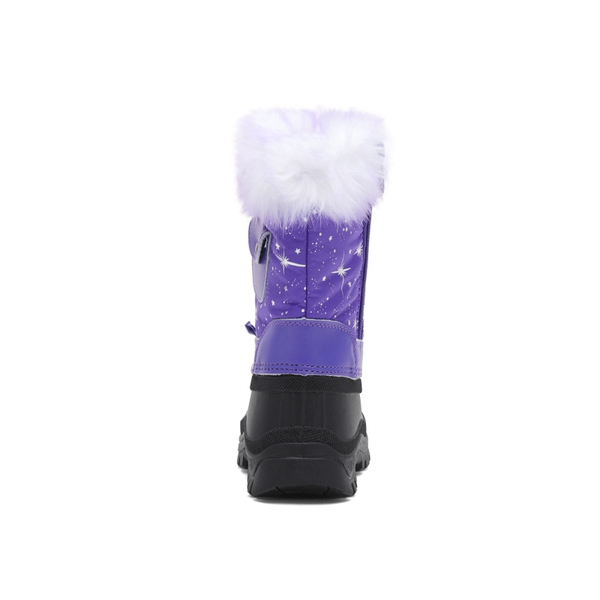 Boys & Girls Waterproof Snow Boots - PURPLE - 5