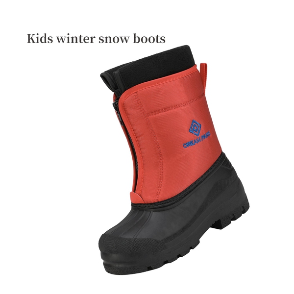 Kids Waterproof Snow Boots for boys and girls - RED - 2