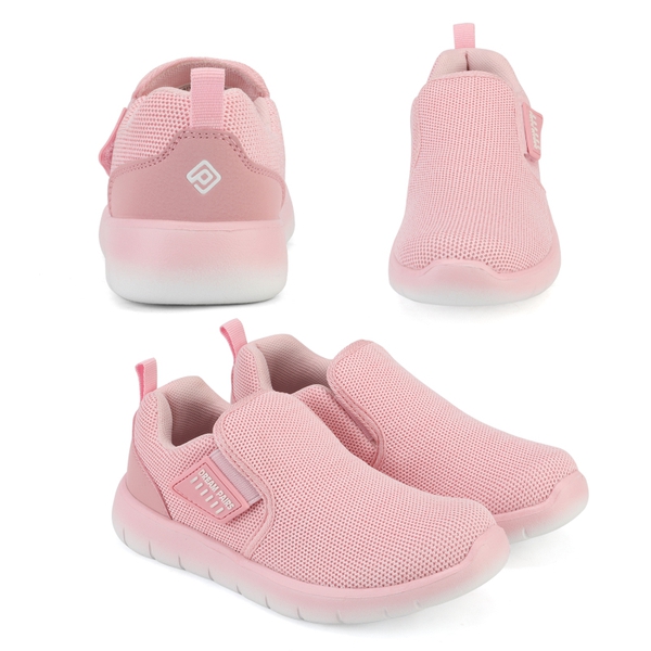[EZ-Ons MightyMovers] Comfortable Kids Running Shoes - PINK - 1