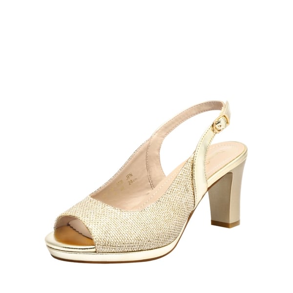 Dream Pairs Chunky Heel Peep Toe Slingback Sandals