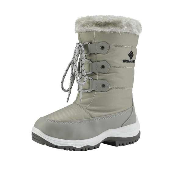 Kids Winter Snow Boots - GREY -  0