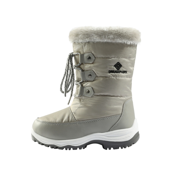 Kids Winter Snow Boots - GREY - 1