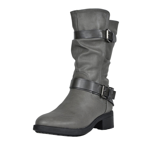 Knee high fur lined winter boots best sale