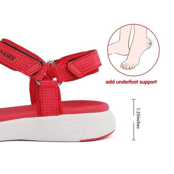 Outdoor Athletic Hiking Sandals - RED - 4