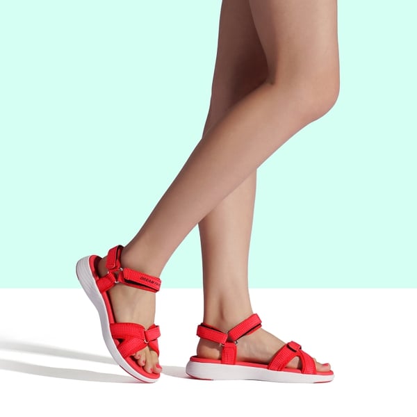 Outdoor Athletic Hiking Sandals - RED - 5