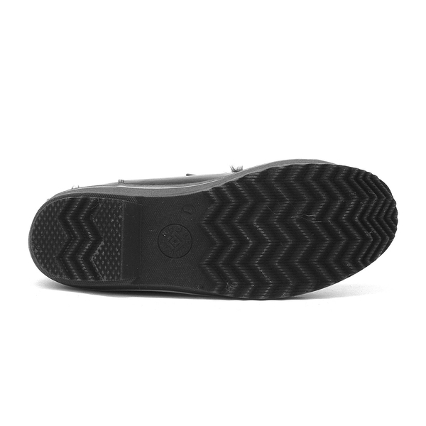 Mid-Calf Fur Snow Boots - BLACK - 5
