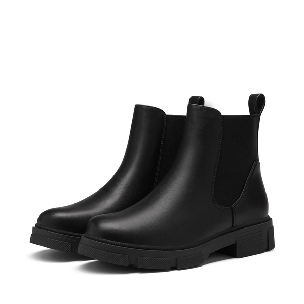 Low Heel Chelsea Boots - BLACK - 3